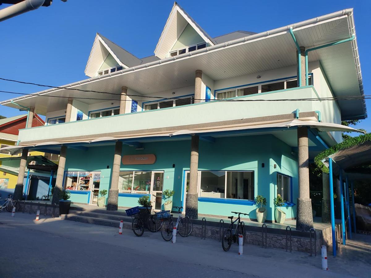 Bord Mer City Apartments La Digue Bagian luar foto